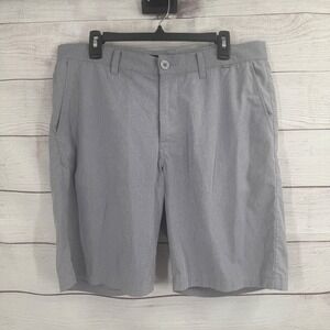 Travis Mathew Golf Shorts Size 36 Lightweight Performance Hiking Walking‎ Gray